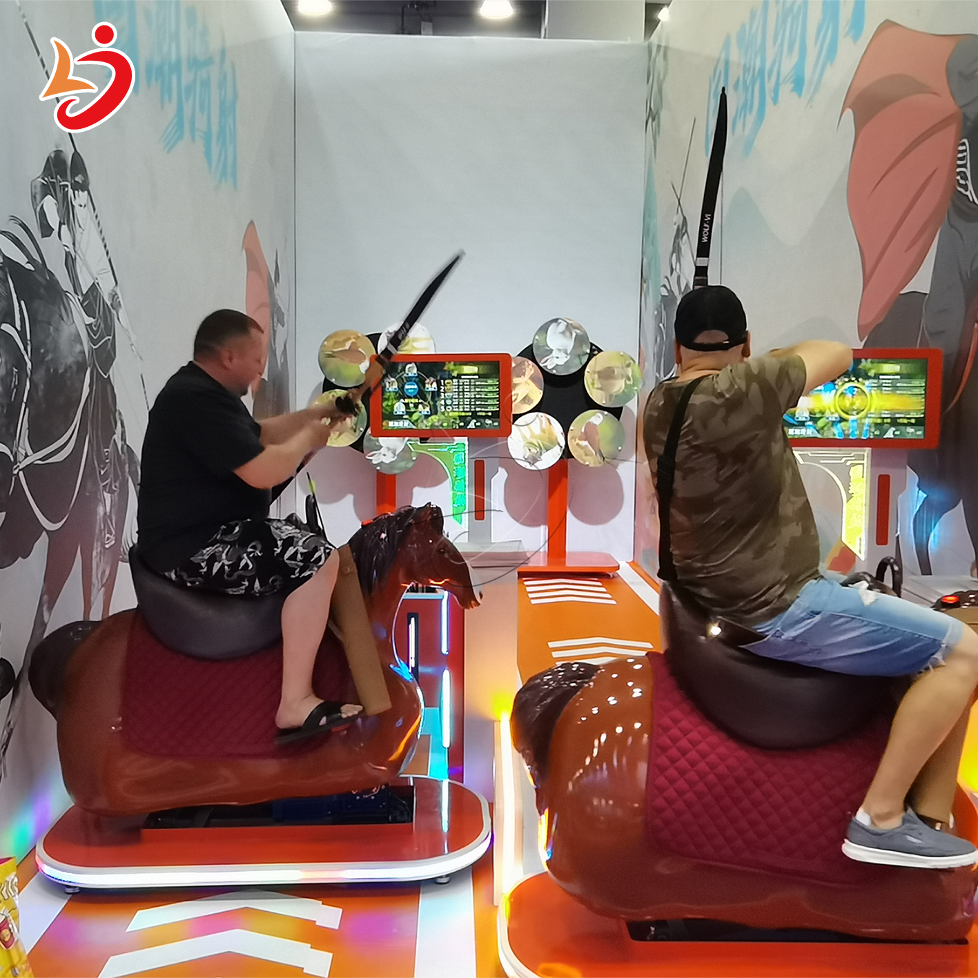 Indoor Playground Durable Horse Riding Archery Game Machine