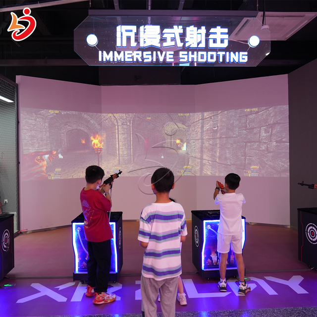 Advanced Virtual Reality Shooter High-Intensity Gameplay Machine