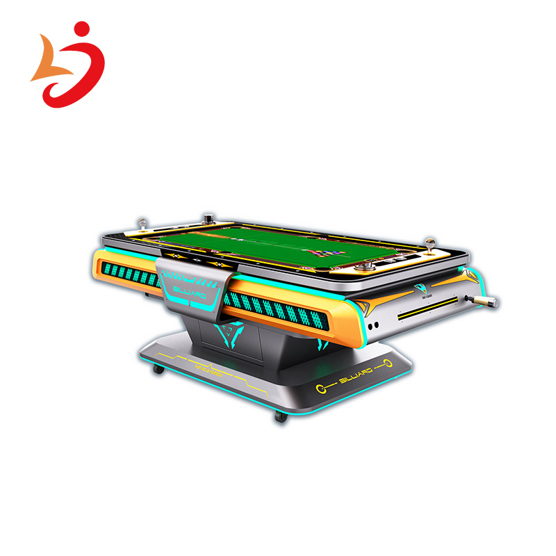 Billiard Simulator Snooker Table Game Machine 2P/1P