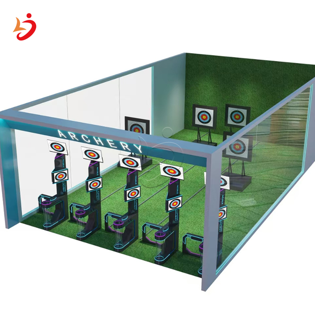 Movable Indoor Iron Archery Range Set