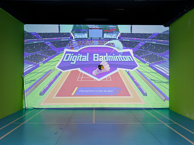 Badmiton Sport Simulator Machine