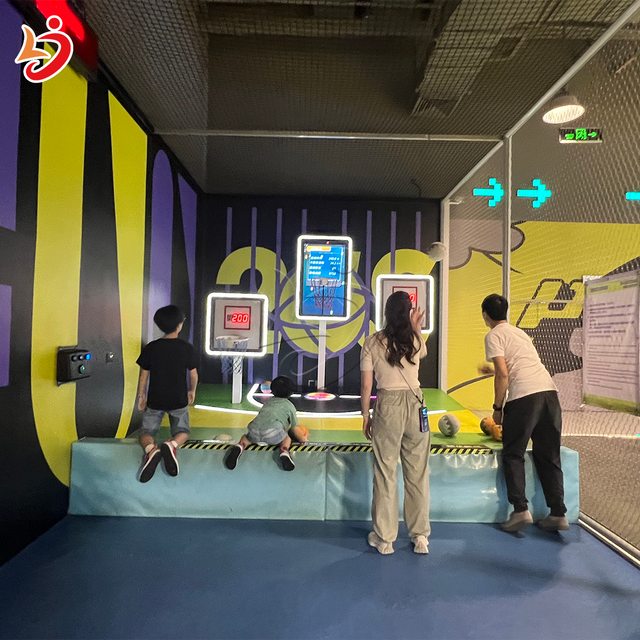 Multiplayer Stationary Basketball Simulator Machine