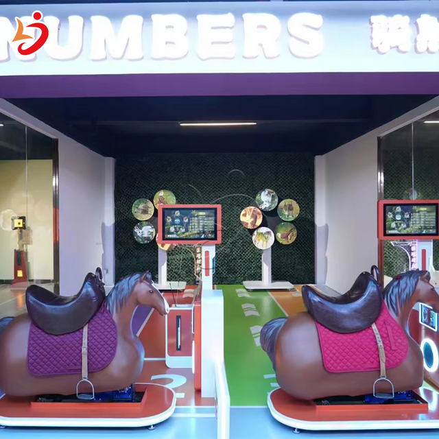 Interactive Riding Archery Projection System