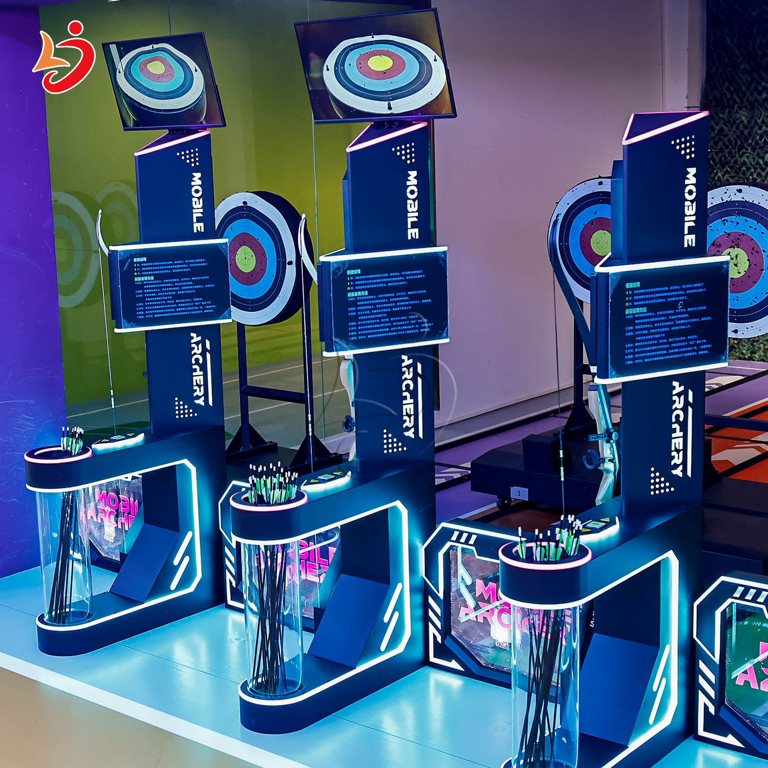Movable Archery Range setup