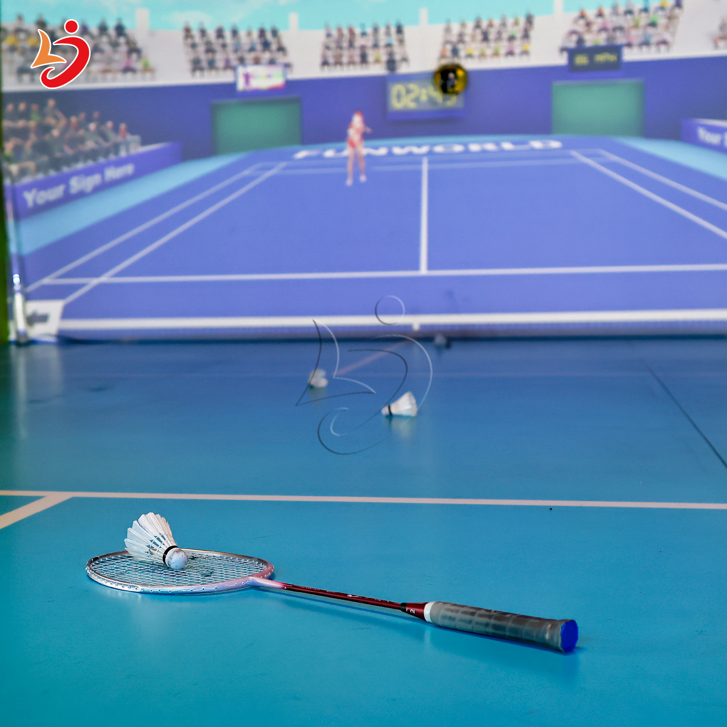 Badminton Simulator for Smash Accuracy