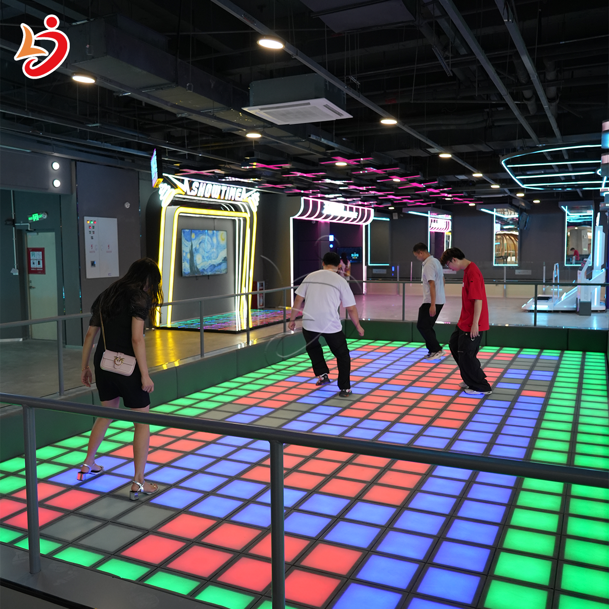 Interactive LED Floor Game Load Design