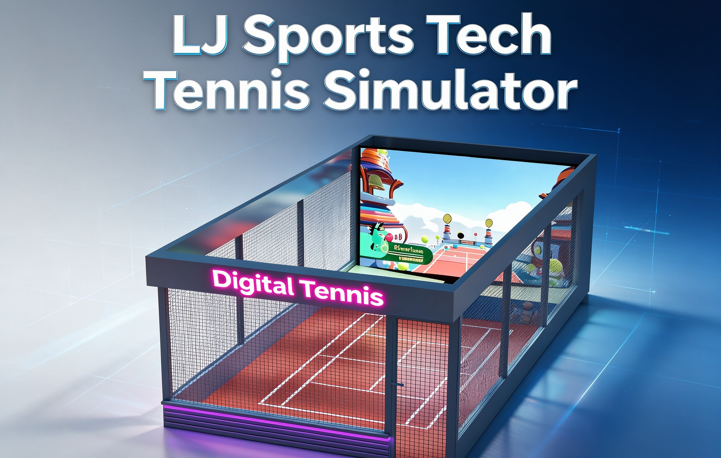 tennis simulator Rendering Image